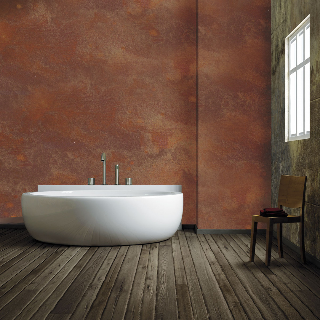 Bagno parete ossidata steel corten acciaio 2294 zoom.jpg Pittura pareti eff
