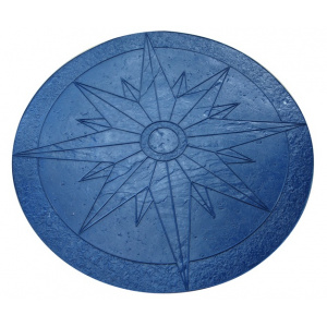 Nautical star medallion