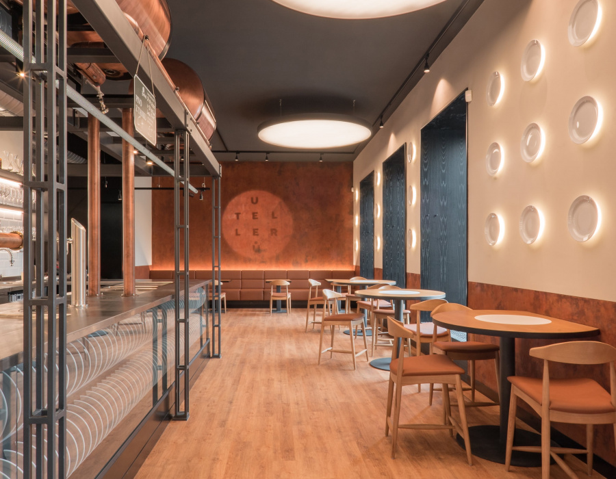 Oxydecor®, Corten effect vertical coating. U Tellerù restaurant, Prague. Project: 20-20 Architekti. 08