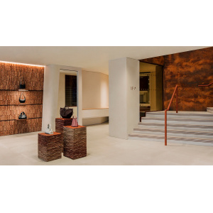 The character of Corten in the heart of London: Isoplam for Polène