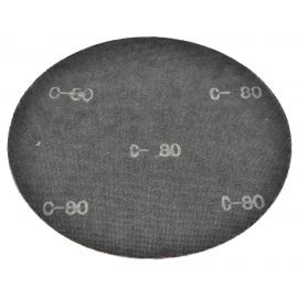 Abrasive mesh pads for single disc machines