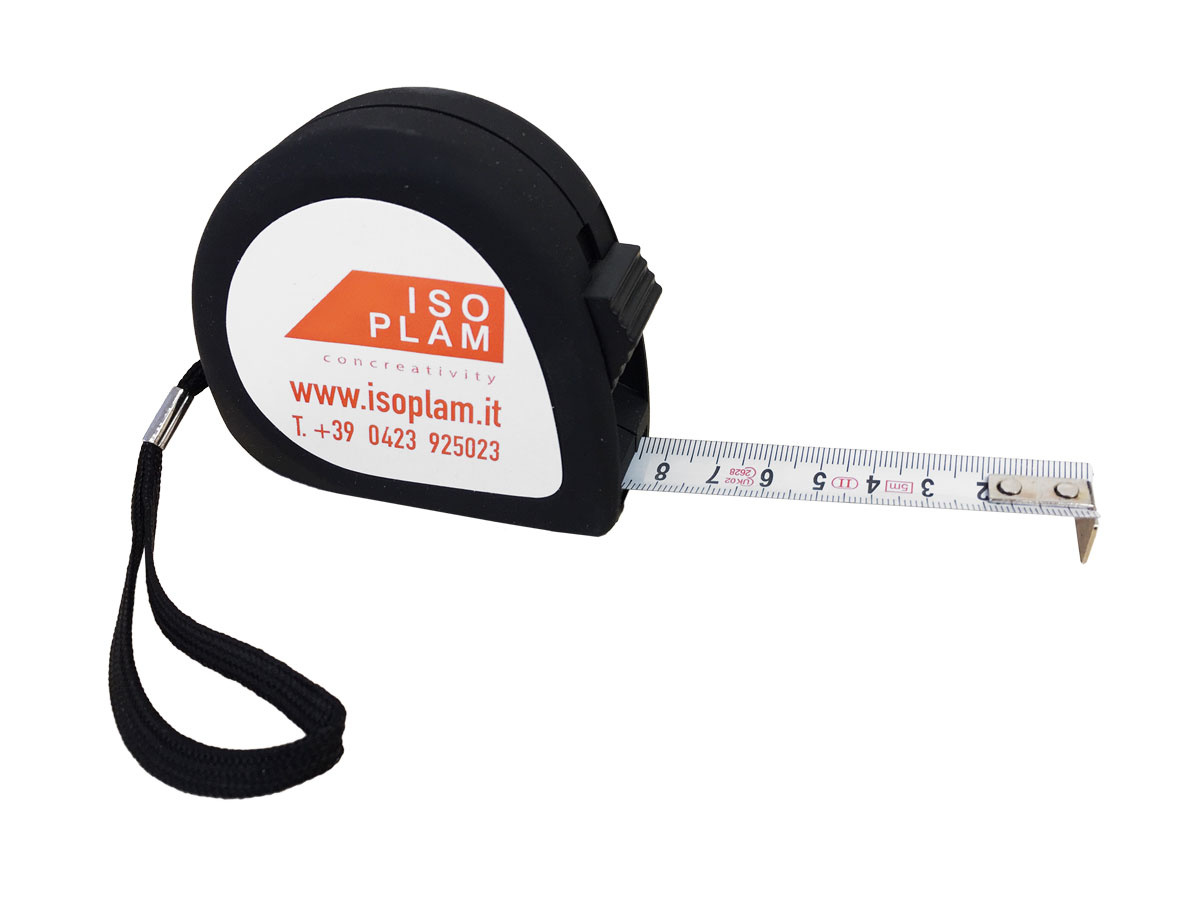 Isoplam branded practical flexible measuring tape, 5 meters long tape