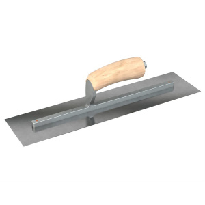 High carbon steel finishing trowels wood handle