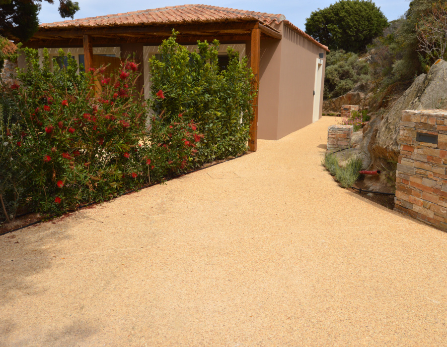 italianterrazzo esterno chia sardegna ghiaino-lavato