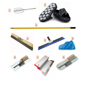 Microverlay and Skyconcrete tools kit