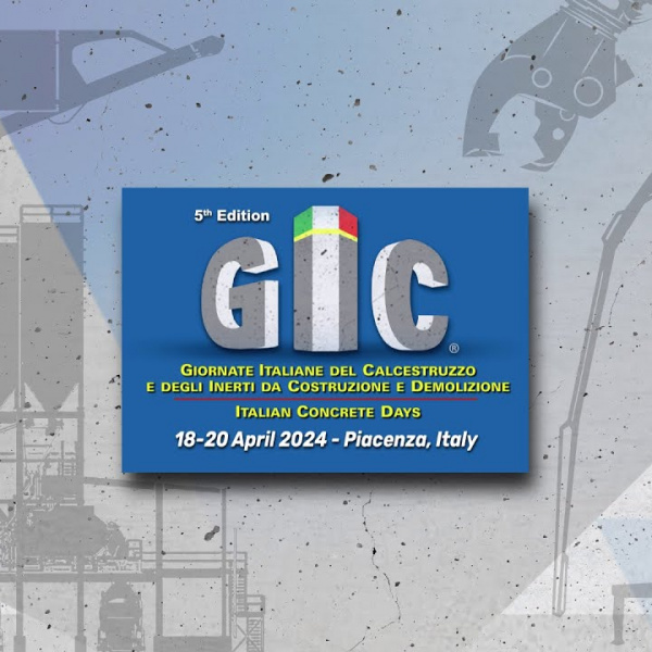  Il 20 aprile vi aspettiamo al GIC EXPO di Piacenza, le giornate italiane del calcestruzzo.