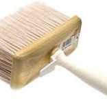 Brush for wet walls