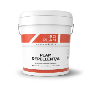 Water-based anti-salt water repellent for concrete