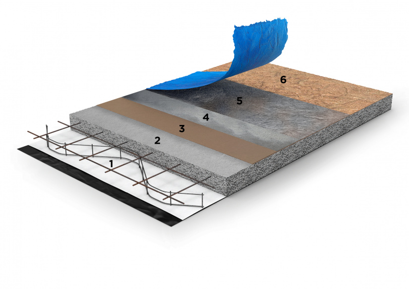 Render of a stamped concrete floor with realistic texture, ideal for driveways and outdoor patios.