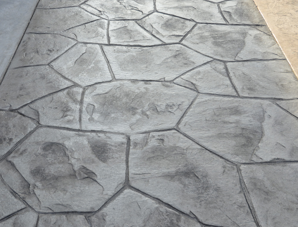Irregular stone mold for concrete, an imprint with a creative effect